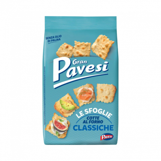 Крекеры с оливковым маслом 6,6% и морской солью Pavesi 180г