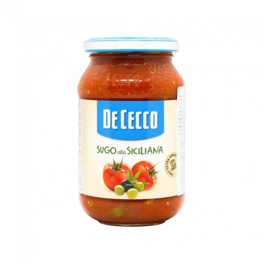 Соус томатний з оливками De Cecco 200г