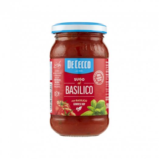 Соус томатний з базиліком De Cecco 200г