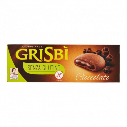 Печиво шоколадне Grisbi без глютену з шоколадною начинкою 150г TM Matilde Vicenzi