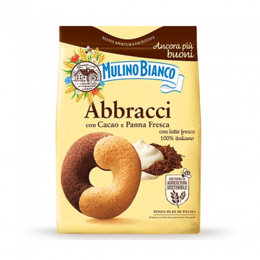 Печиво Abbracci з какао 350г TM Mulino Bianco