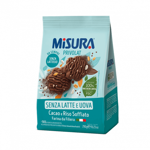 Песочное печенье с шоколадными каплями Misura 290г