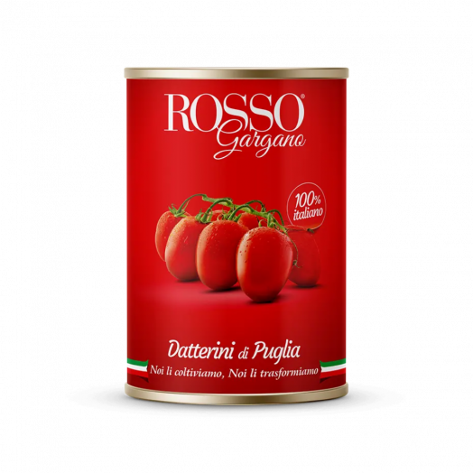 Томаты очищенные Datterini di Puglia Rosso Gargano 400г