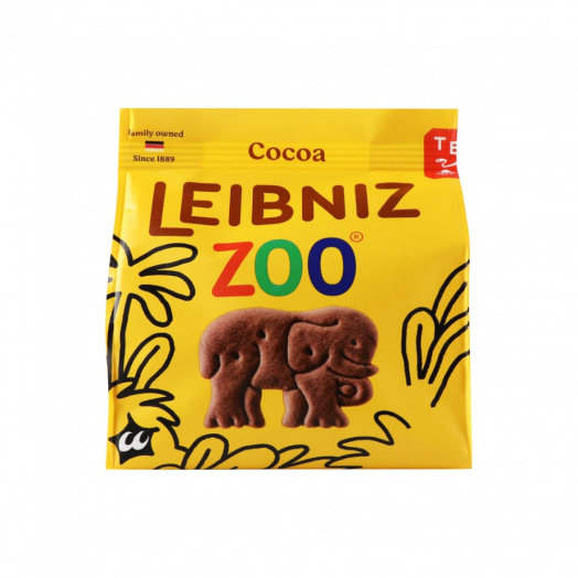 Печиво Bahlsen ZOO какао 100г ТМ Leibniz