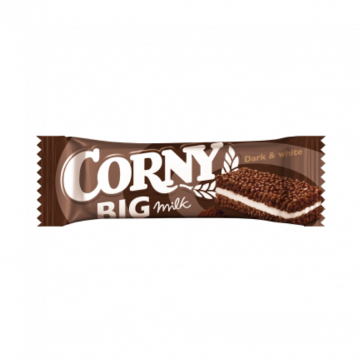 Батончик злаковый Corny Big с какао и молочно-кремовой начинкой 50г