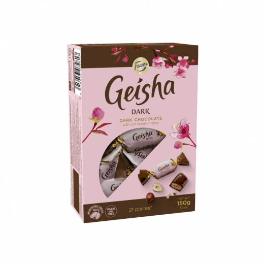 Цукерки "Geisha" з чорним шоколадом 150г