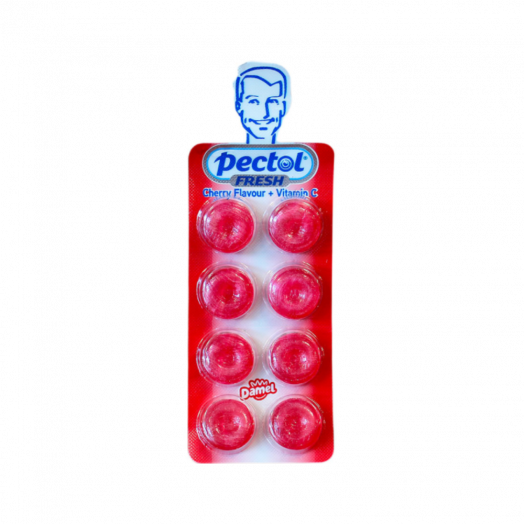 Льодяники Pectol Cherry блістер 20г TM Damel