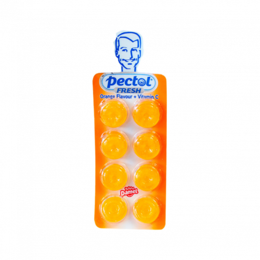 Льодяники Pectol Orange блістер 20г TM Damel
