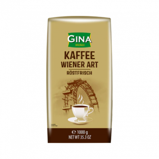 Кава Віденська зерно 1кг ТМ GINA