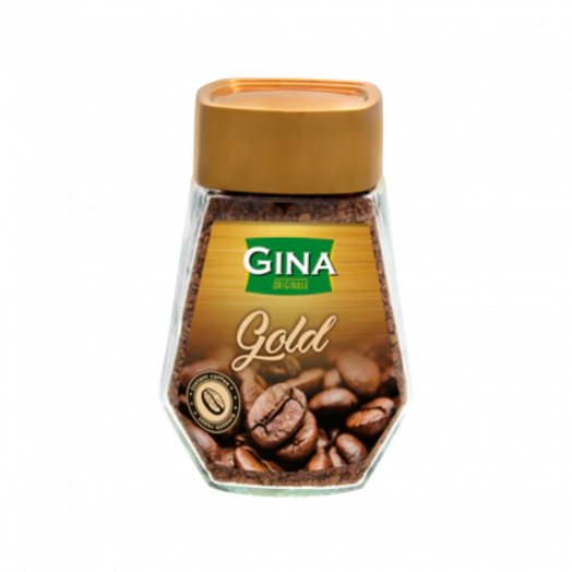 Кава розчинна Gold 100г Glas ТМ GINA
