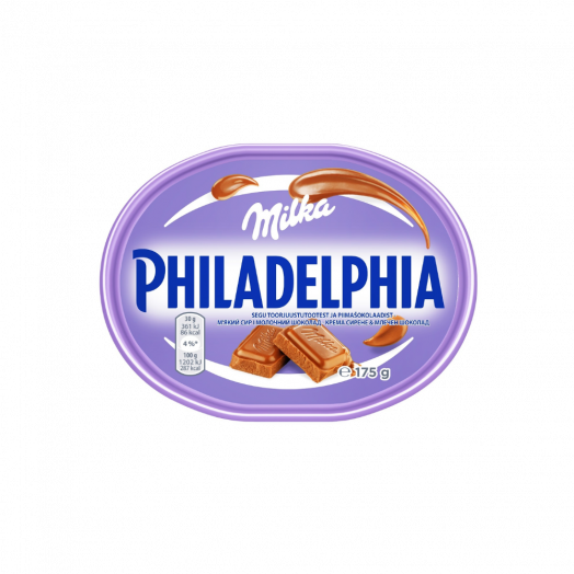 Сыр Филадельфия "Милка" шоколадная 14% 175г ТМ PHILADELPHIA