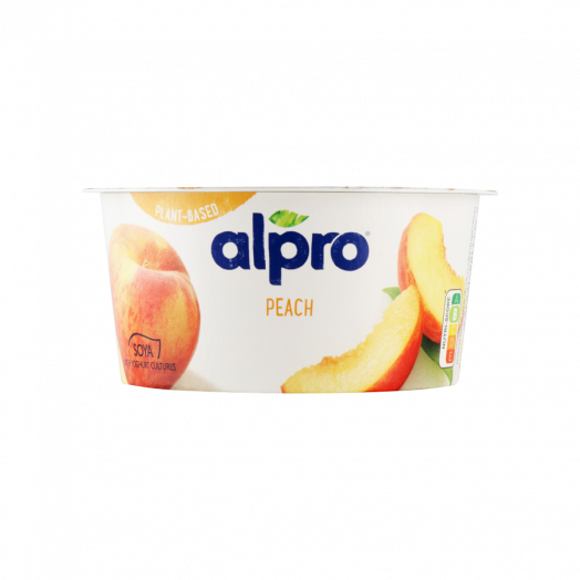 Йогурт з Персиком ферментований 3% 150г ТМ Alpro
