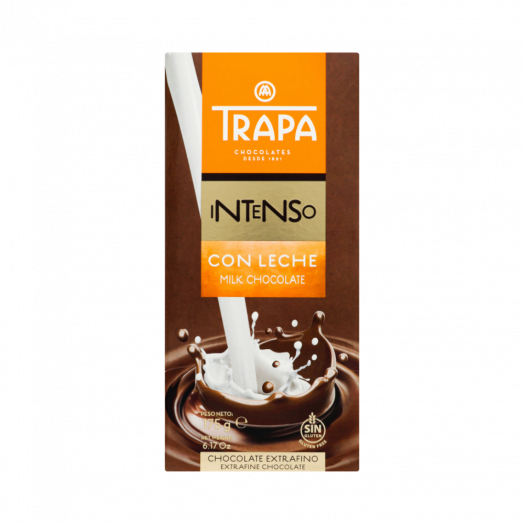 Шоколад Intenso молочний 175г ТМ Trapa
