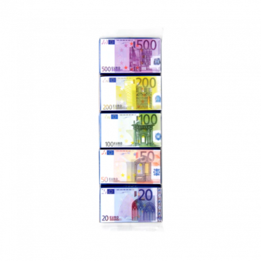 Шоколад молочный Банкноты Евро 5х15г ТМ  Maître Truffout