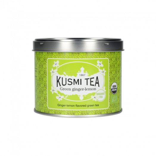 Чай зеленый Имбирь и Лимон органический 100г TM Kusmi Tea