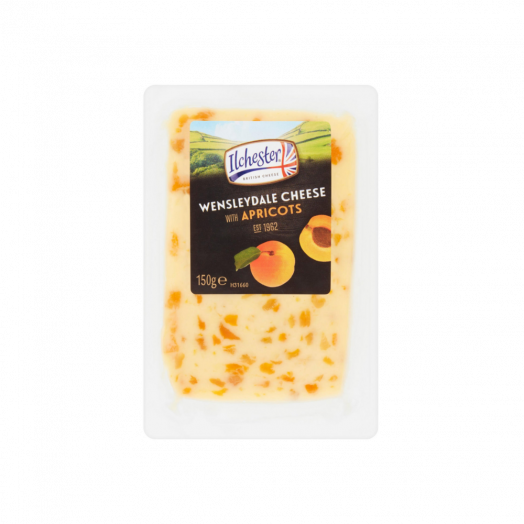 Сыр английский Венследейл с абрикосами 43% 150г TM Ilchester