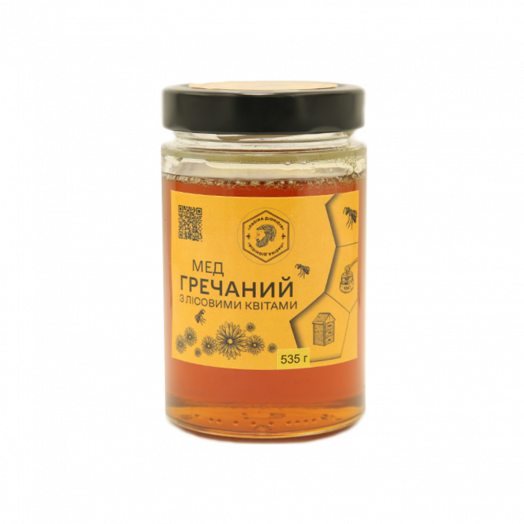 Мед гречишный с лесными цветами 535г