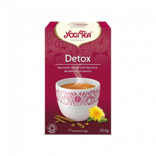 Чай трав’яний з прянощами Yogi Tea «Детокс» органічний пакет 30,6г