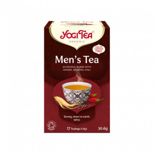 Чай травяной с пряностями Yogi Tea «Для мужчин» органический пакет 30,6г