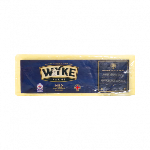 Сыр Чеддер фермерский мягкий белый 100г ТМ Wyke