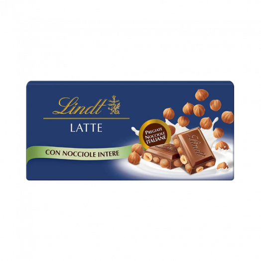 Шоколад Lindt молочний з лісовим горіхом 100г