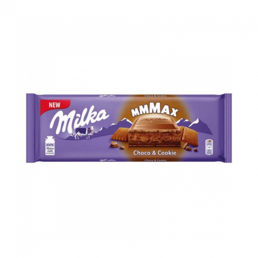 Шоколад молочний Milka шоколад та печиво 300г