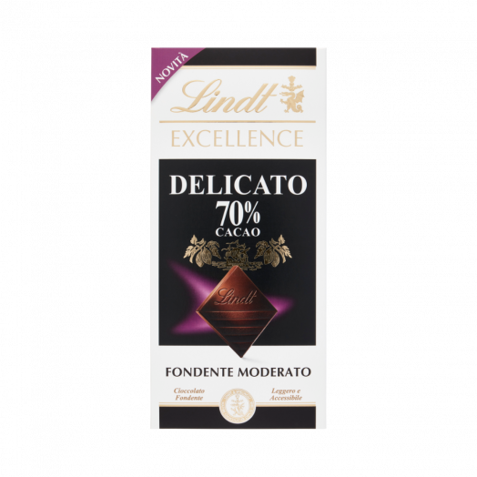 Шоколад чорний Delicato 70% Lindt Excellence 100г