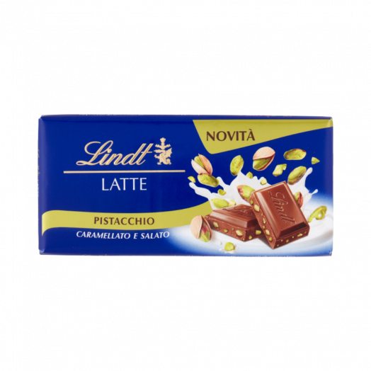 Шоколад молочный с фисташками Lindt 90г
