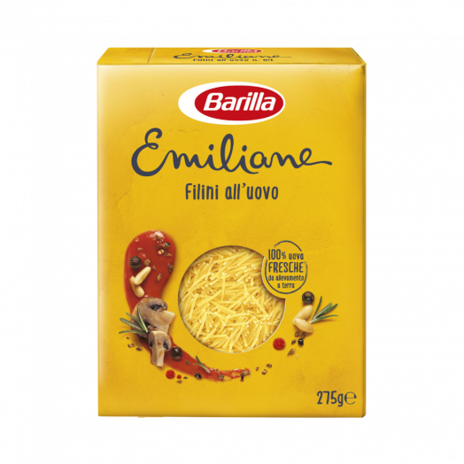 Макарони яєчні Emiliane Fillini all'uovo 275г ТМ Barilla