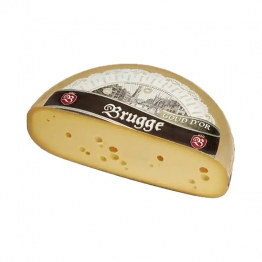 Сыр золотой Брюгге 64% 100г ТМ Milkobel