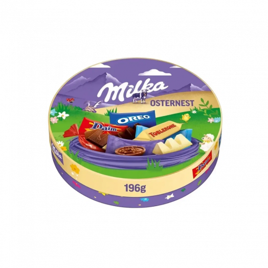Цукерки набір солодощів Milka Osternet Teller Easter Basket 196г