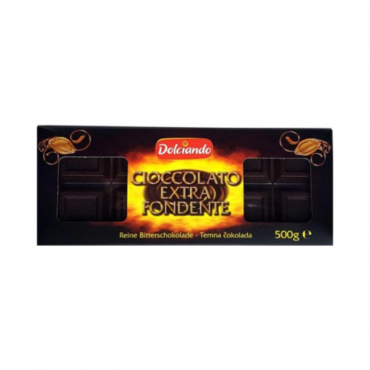 Шоколад чорний Dolciando 500г