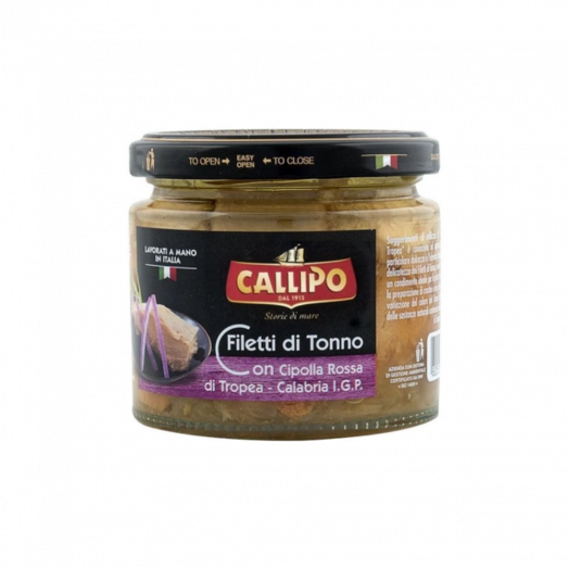 Филе тунца Callipo с красным луком Тропея 200г