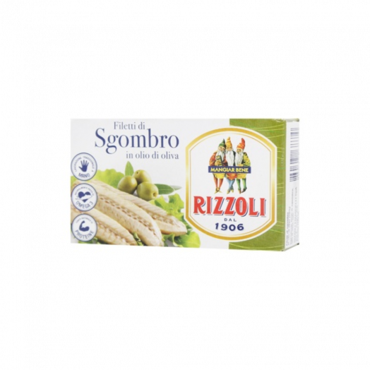 Скумбрия Rizzoli в оливковом масле 125г