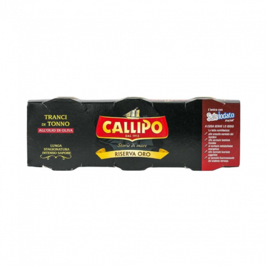 Тунець Callipo Gold reserve в оливковій олії 3х70г