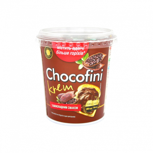 Горіхова паста CHOCOFINI Krem Kakao 400г