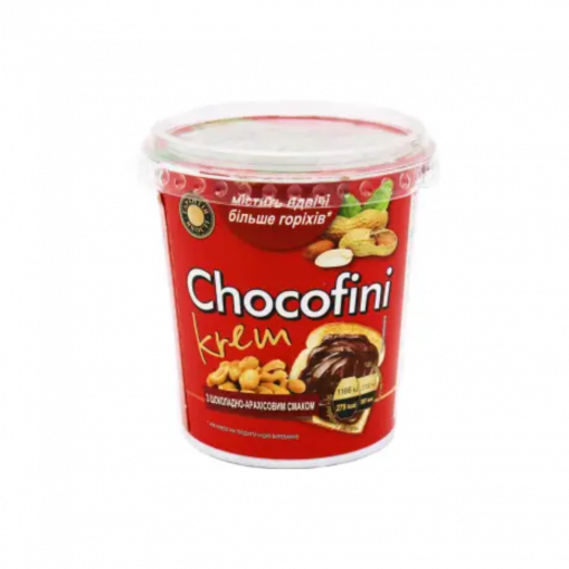 Ореховая паста CHOCOFINI Krem Шоколадно-Арахисовая 400г