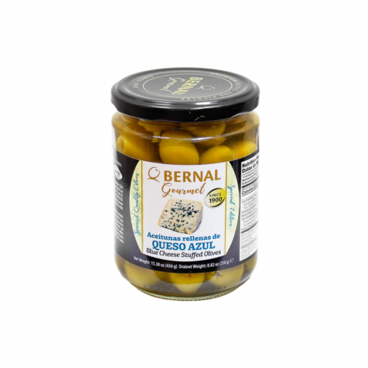 Оливки с голубым сыром Бернал 250/436г