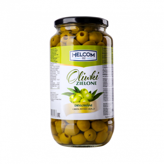 Оливки зелені б/к Helcom 900г