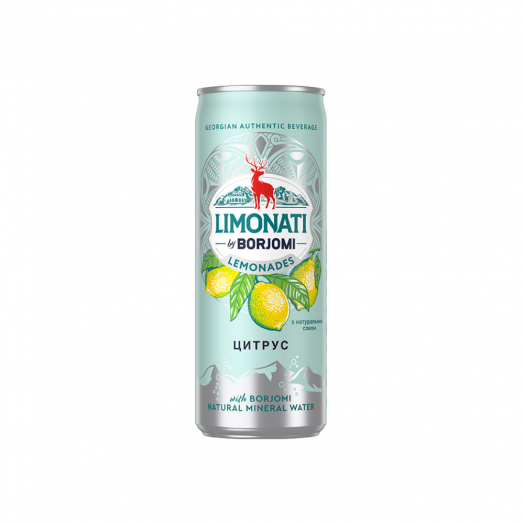 Лимонад Borjomi Limonati Цитрус 0.33л