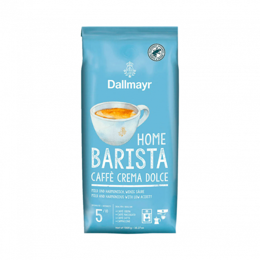Кава в зернах Dallmayr Home Barista Caffe Crema Dolce Обсмажена 1кг