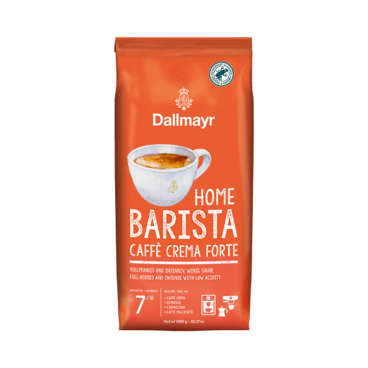 Кава в зернах Dallmayr Home Barista Caffe Crema Forte Обсмажена 1кг
