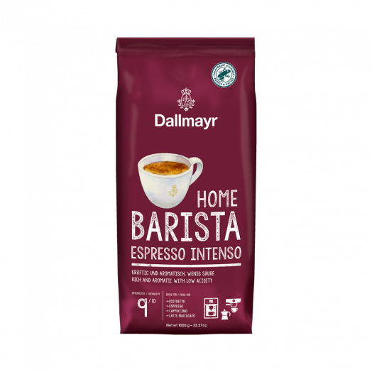 Кава в зернах Dallmayr Home Barista Espresso Intenso Обсмажена 1кг