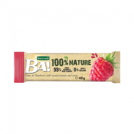 Батончик Ba! финиковый ягоды-овес (без сахара) 40г