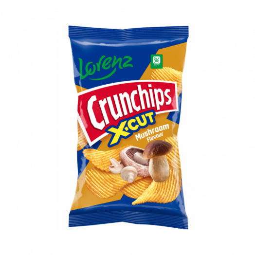 Чіпси картопляні Mashroom X-cut Crunchips Lorenz м/у 75г