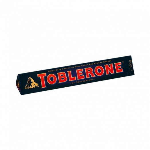 Шоколад Toblerone черный с медово-миндальной нугой 100г