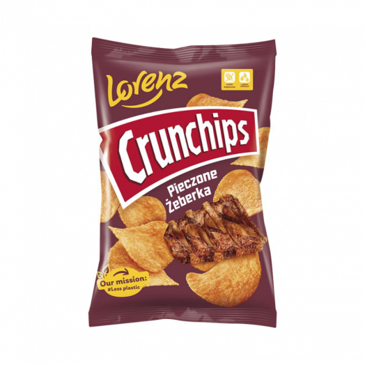 Чипсы Lorenz Crunchips запеченные ребрышки 140г