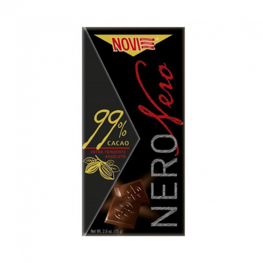Шоколад Nero чорний 99% какао 75г TM Novi