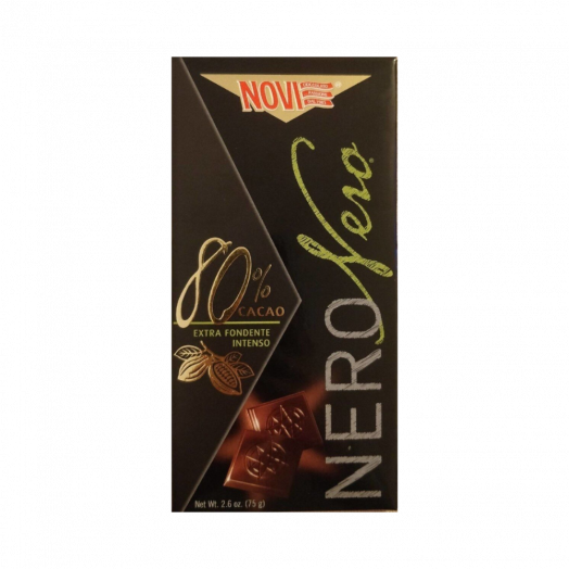 Шоколад Nero чорний 80% какао 75г TM Novi