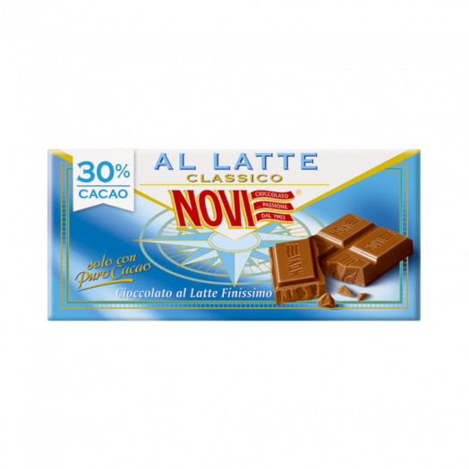Шоколад молочний 100г TM Novi